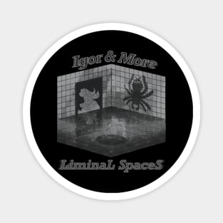 Igor & More Tarantula Liminal Spaces Grey Magnet